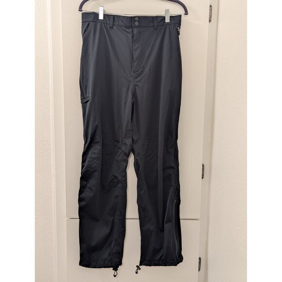 Callaway Mens Black Waterproof Golf Rain Pants Adjustable Hem - Picture 1 of 11
